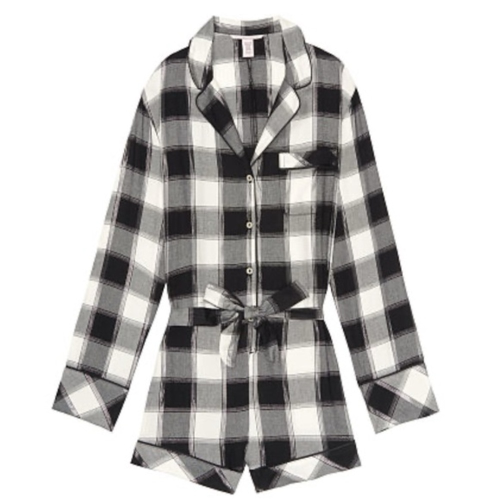 Victoria’s Secret Plaid Romper Pajamas. - Picture 10 of 15